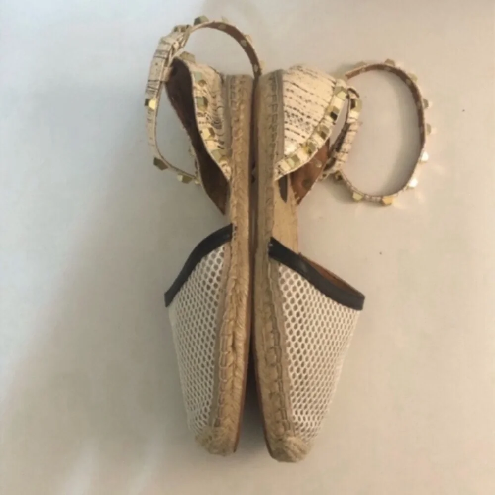 Rebecca Minkoff Studded Espadrilles With Mesh